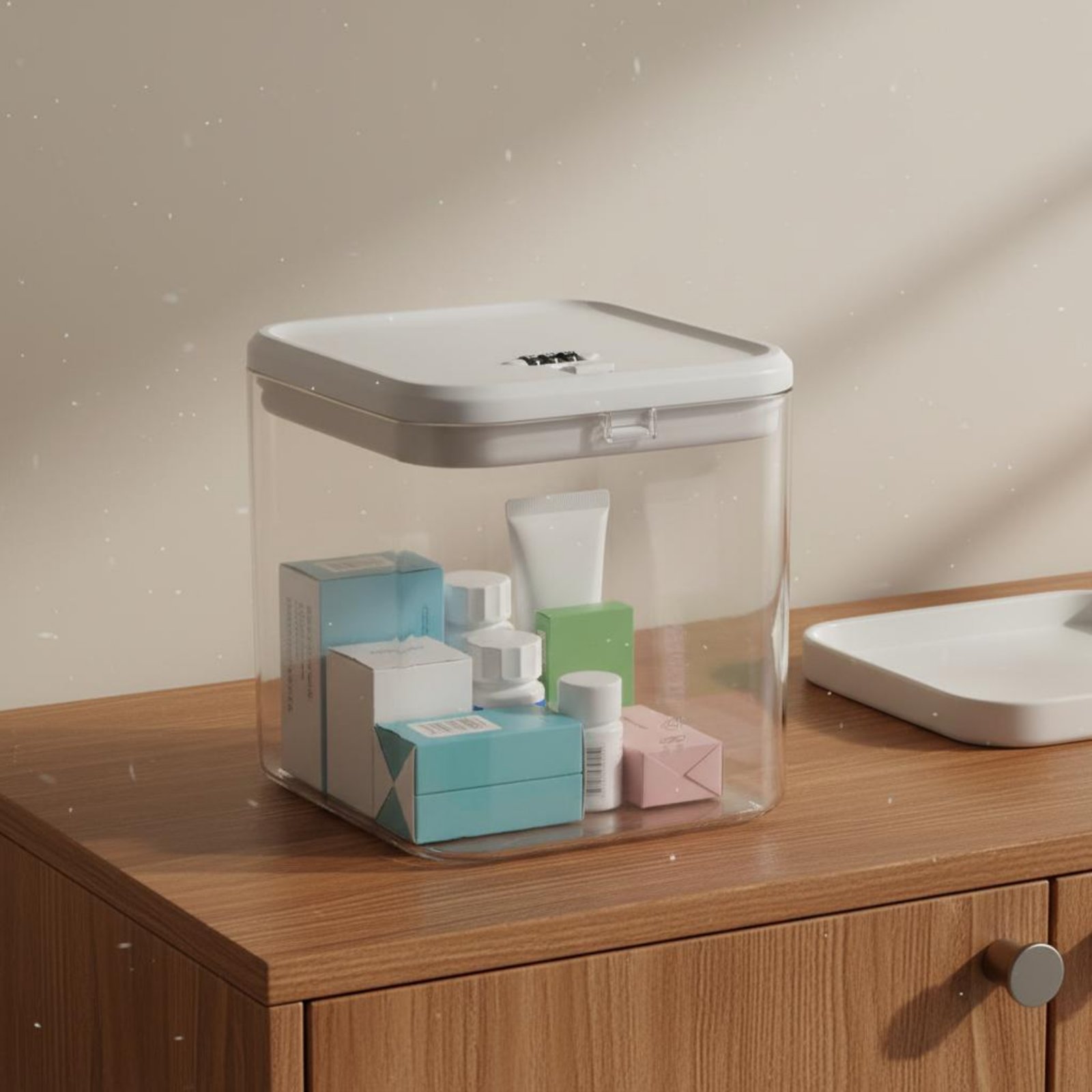 Food Storage Kitchen - Boîte de rangement verrouillable transparente polyvalente,