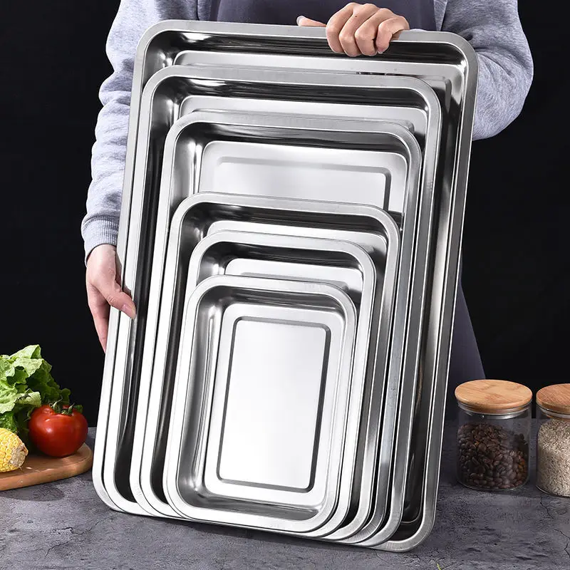 Food Storage In Restaurant - Plateaux de service de stockage de