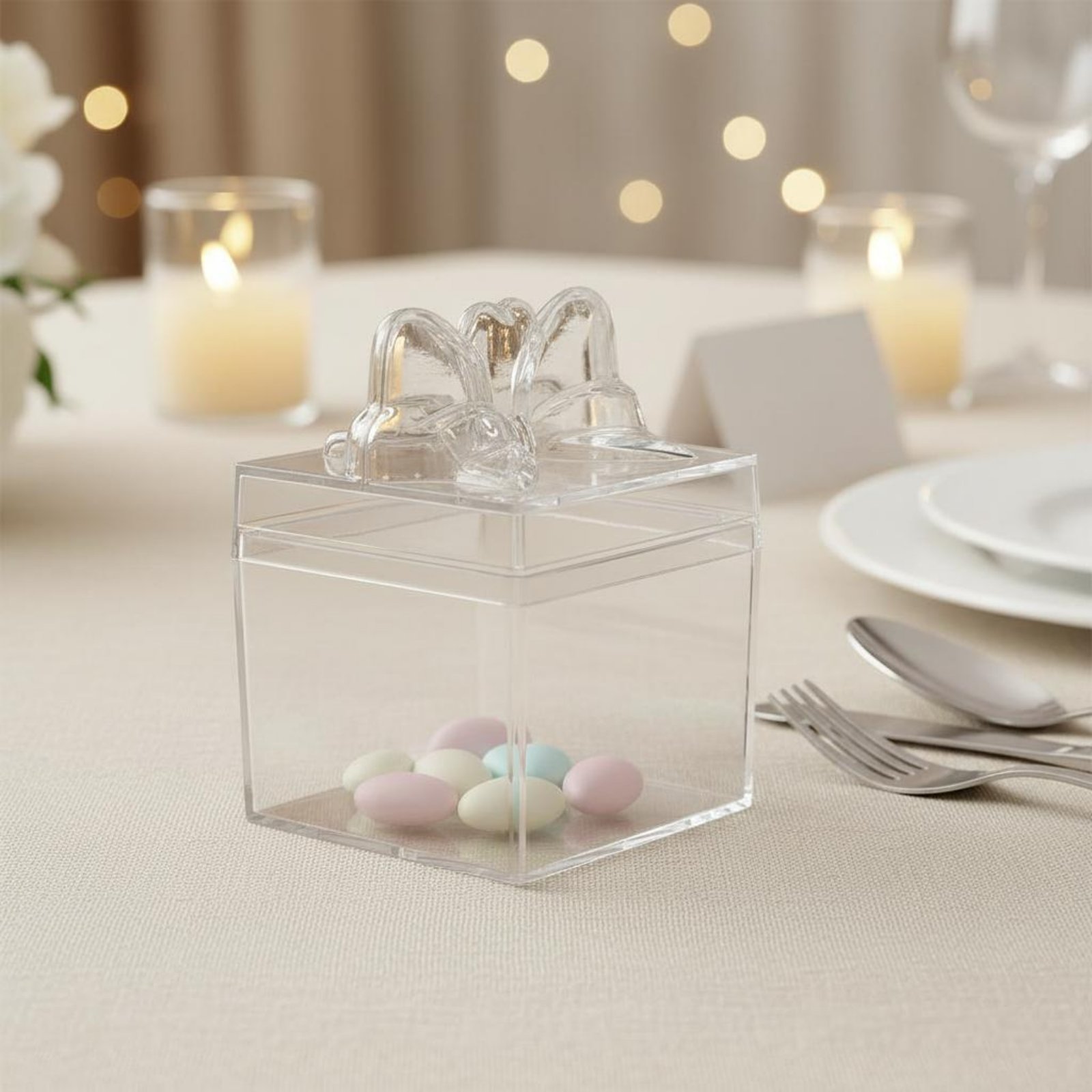 Food Storage Box - Boîte à bonbons en plastique transparent