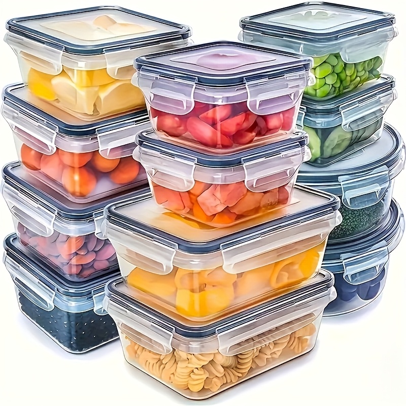 Food Storage Drawer Organizer - Ensemble de 8 pièces comprenant 4