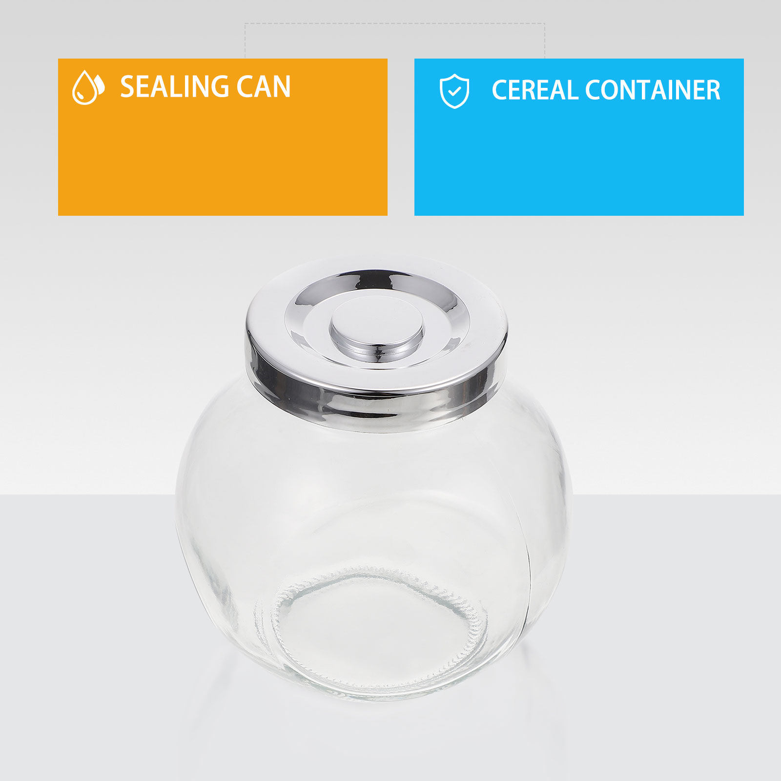 Food Storage Jars & Containers - 2 bocaux de stockage pour confiture