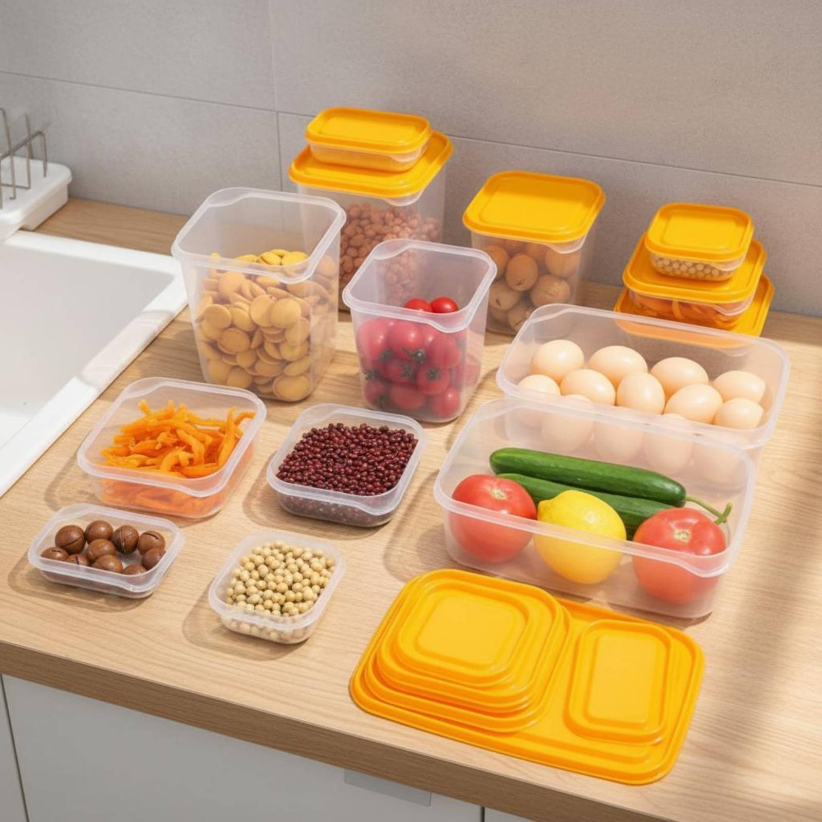 Ensemble de 17 boîtes de range - Food Storage Box avis et prix