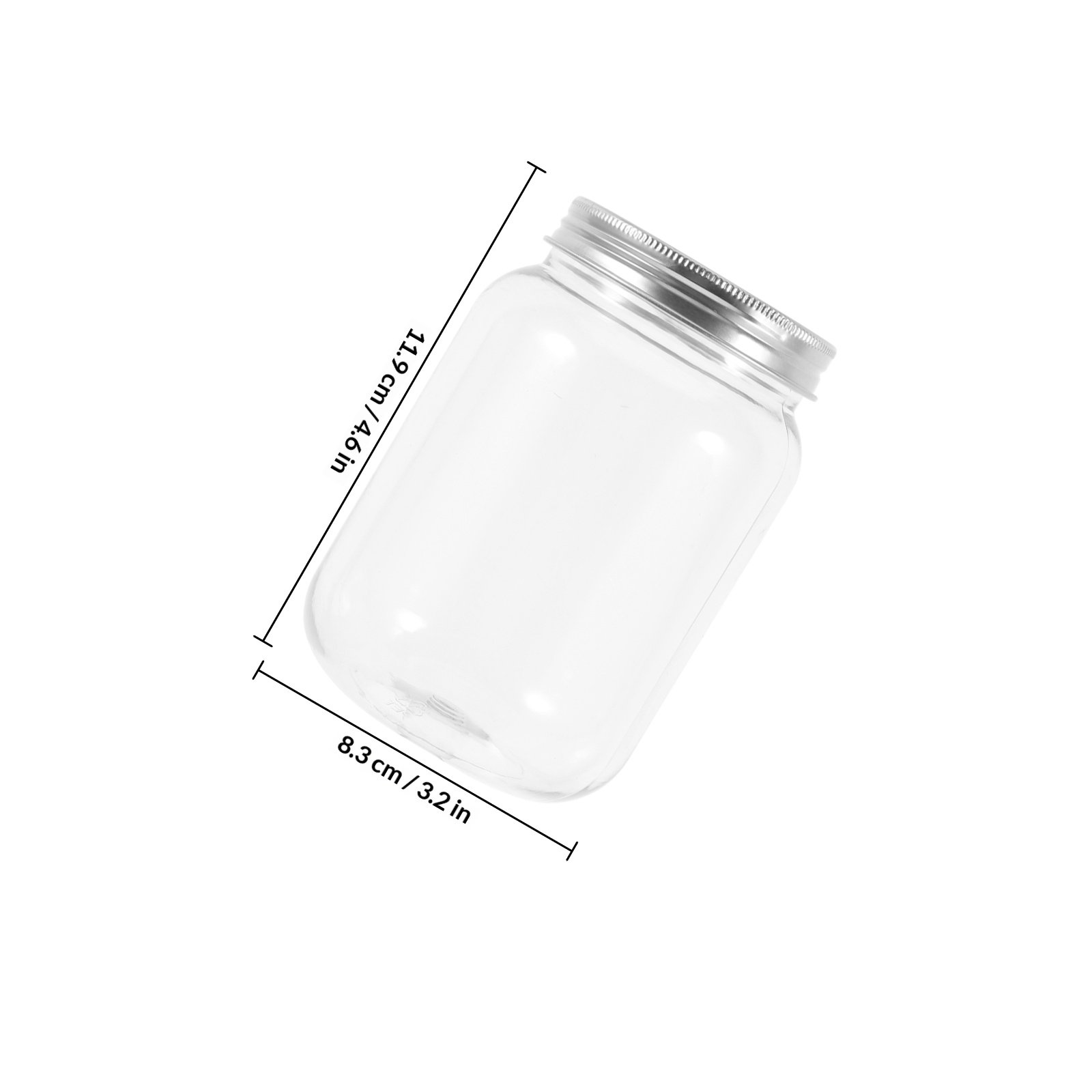 4 pots en plastique transparen - Food Storage Jars & Containers avis et prix