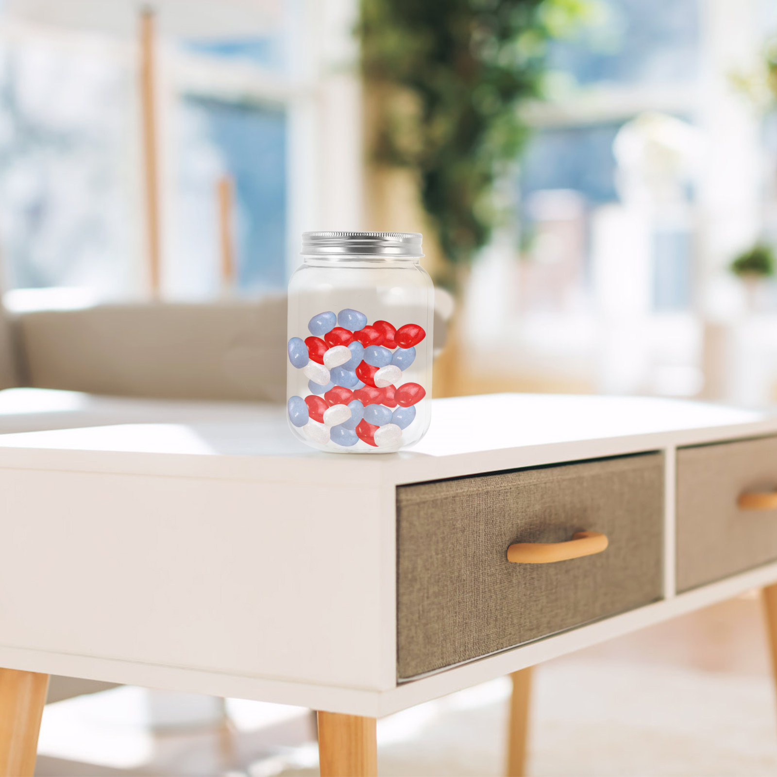 4 pots en plastique transparen - Food Storage Jars & Containers avis et prix
