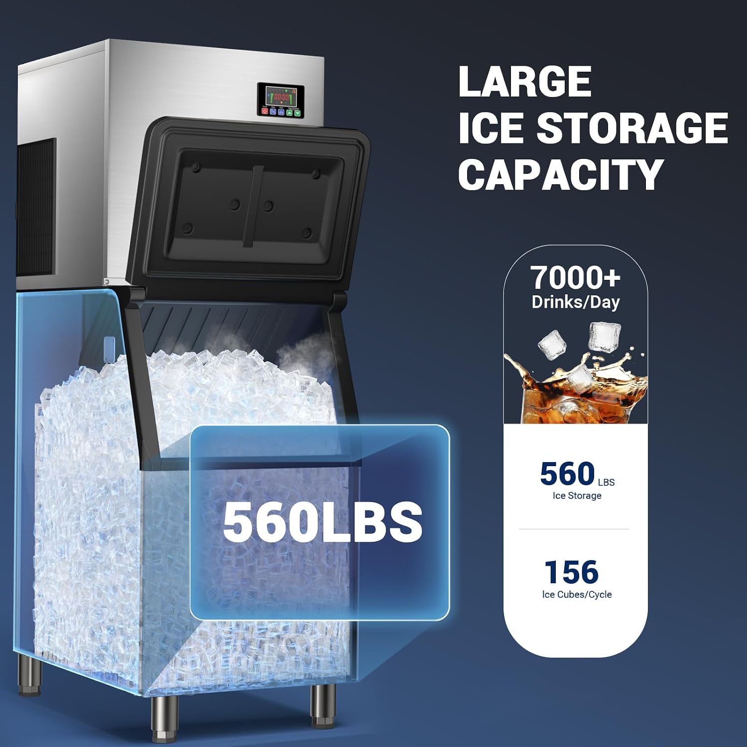 Machine à glaçons commerciale  - Food Storage In Restaurant avis et prix