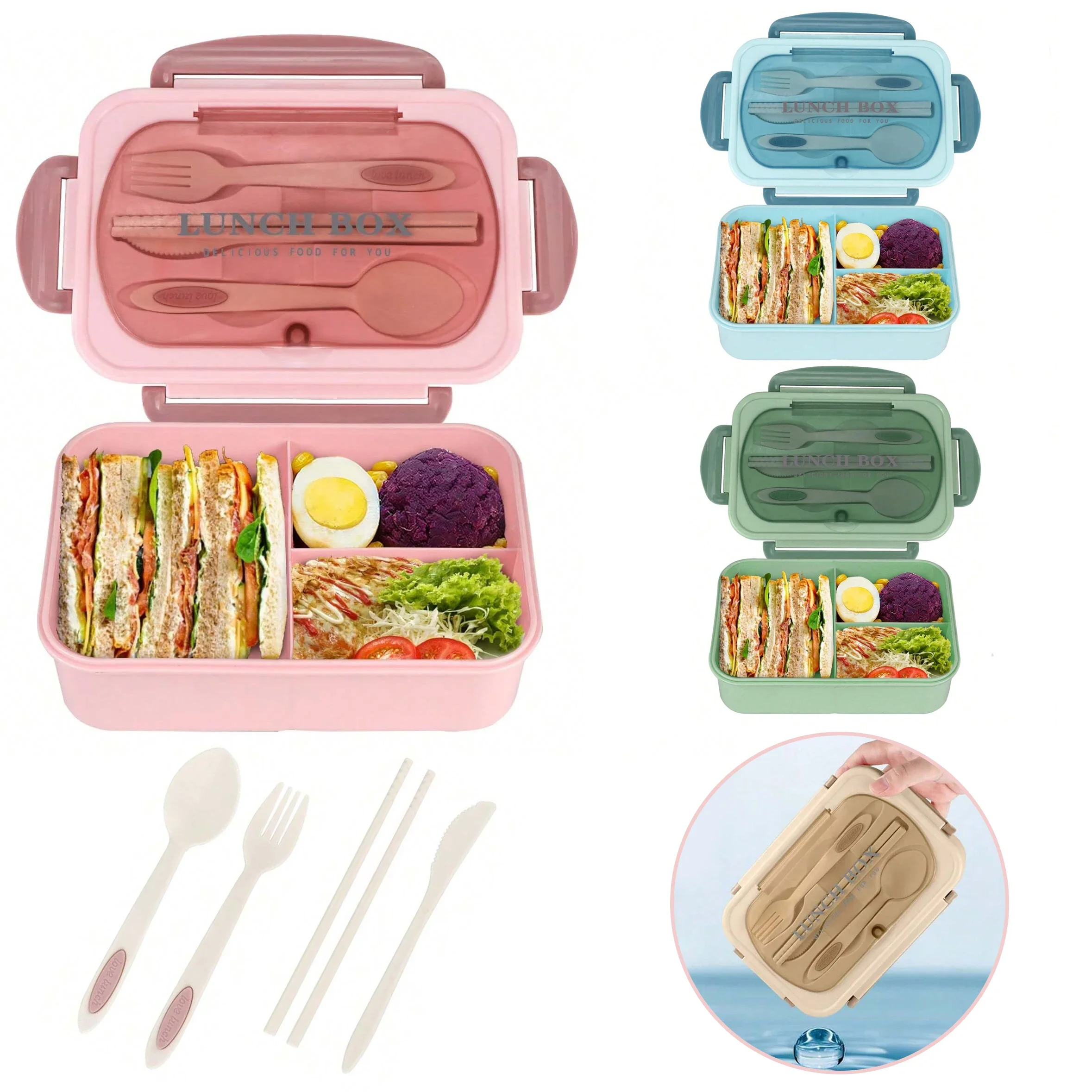 Boîte à bento pour adultes ave - Food Storage Drawer Organizer avis et prix