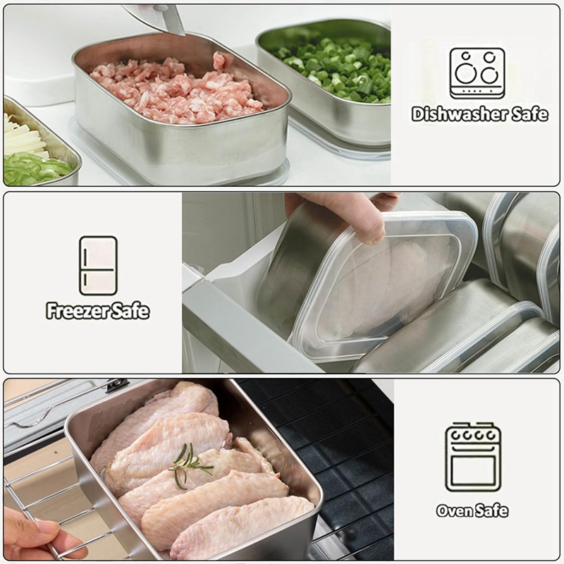 Contenants en acier inoxydable - Food Storage Box avis et prix
