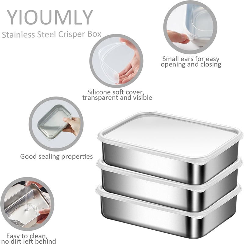 Contenants en acier inoxydable - Food Storage Box avis et prix