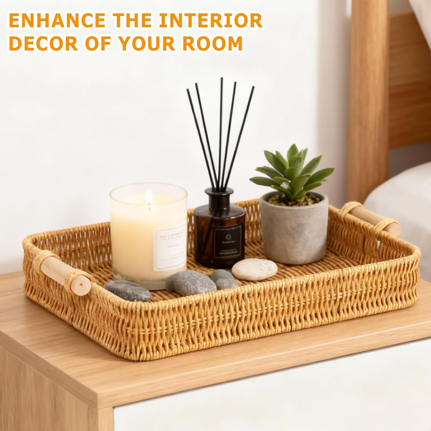 Plateau en osier rectangulaire - Food Storage In Restaurant avis et prix