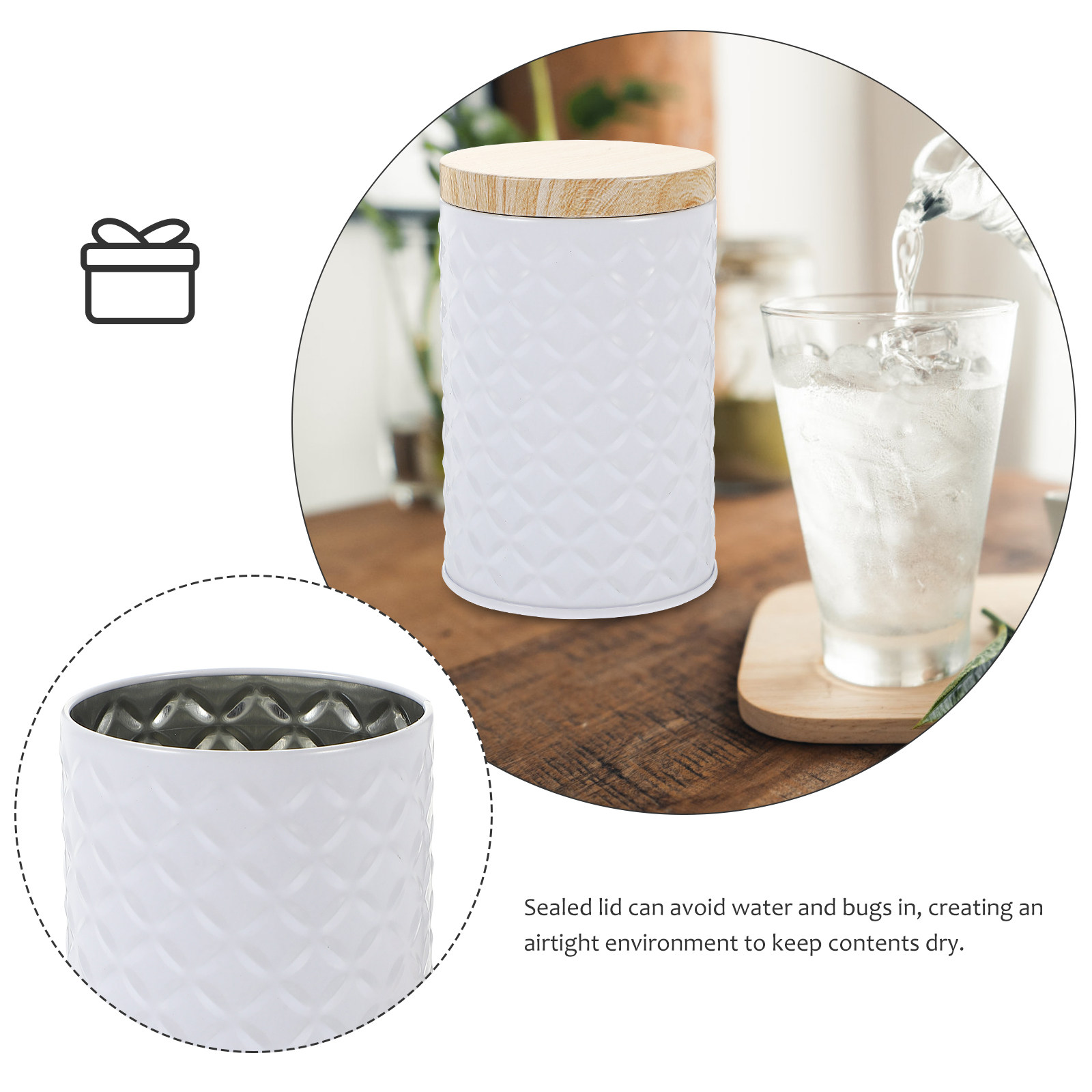 Lot de 2 boîtes de rangement e - Food Storage Jars & Containers avis et prix
