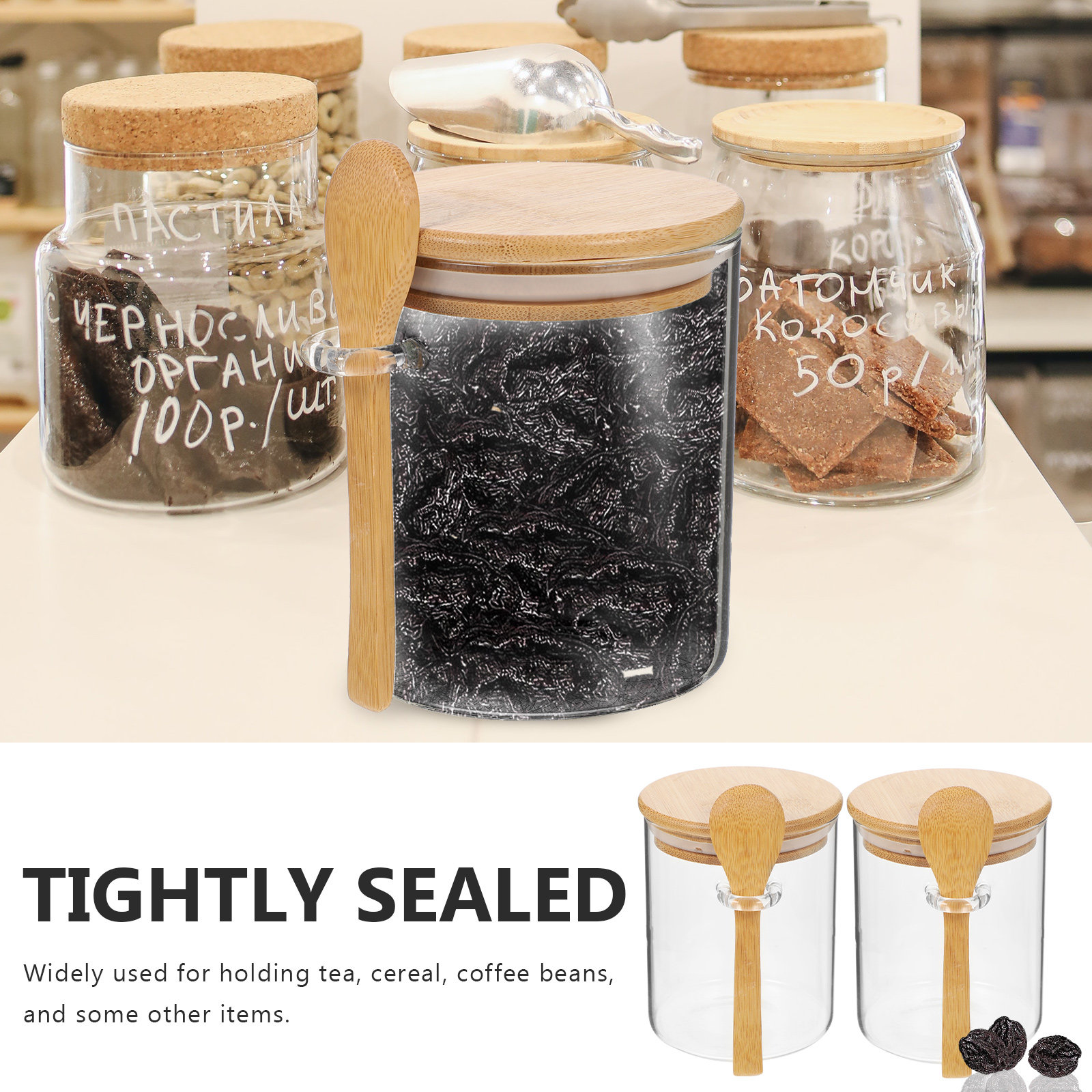 2 pièces de récipients de stoc - Food Storage Jars & Containers avis et prix