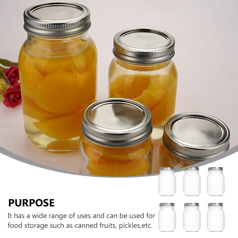 6 pots en verre ronds transpar - Food Storage Jars & Containers avis et prix