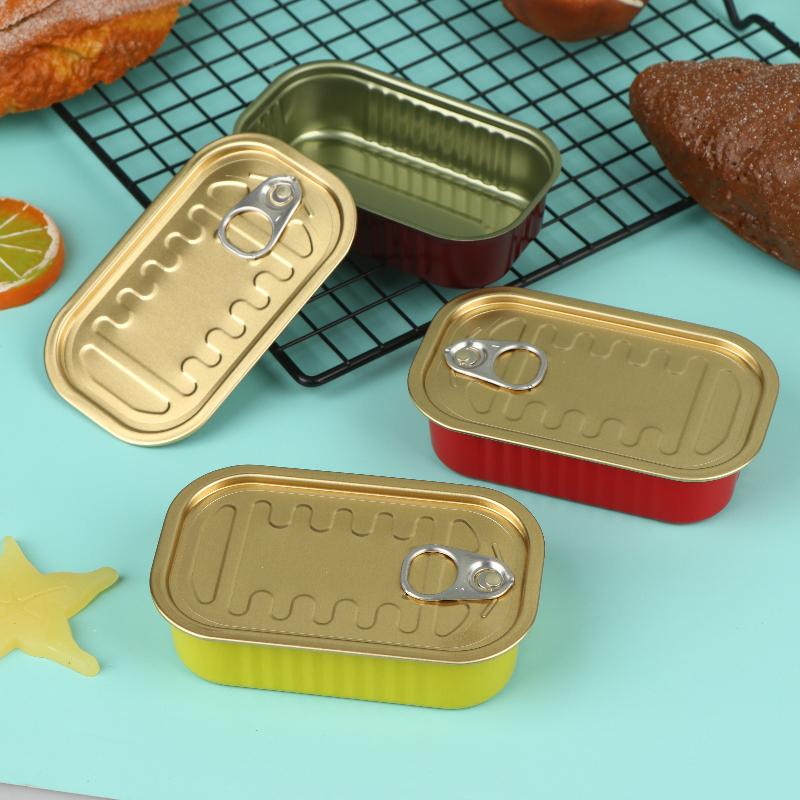Lot de 2 mini boîtes en fer bl - Food Storage Box avis et prix