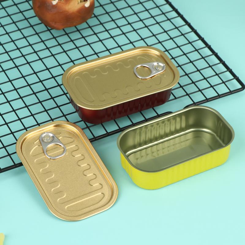 Lot de 2 mini boîtes en fer bl - Food Storage Box avis et prix