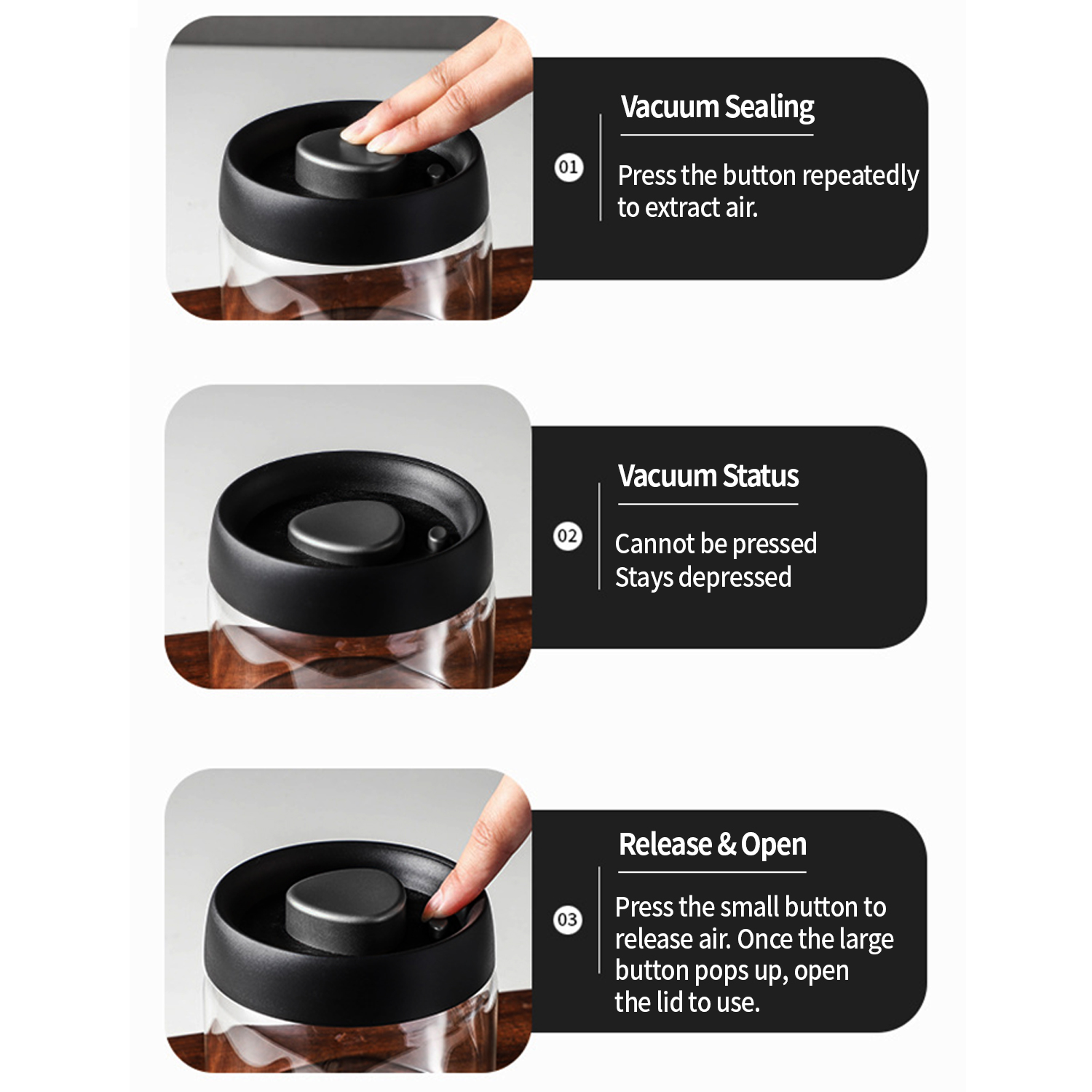 OANKR – récipient à café sous  - Food Storage Jars & Containers avis et prix