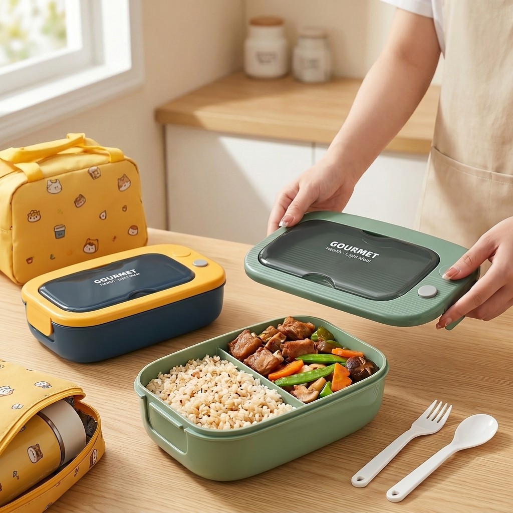 Boîte à bento en plastique mic - Food Storage Drawer Organizer avis et prix