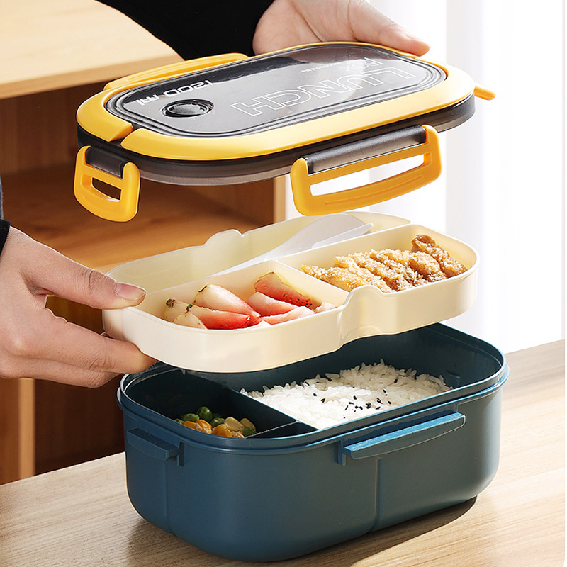 Boîte à lunch simple à double  - Food Storage Drawer Organizer avis et prix