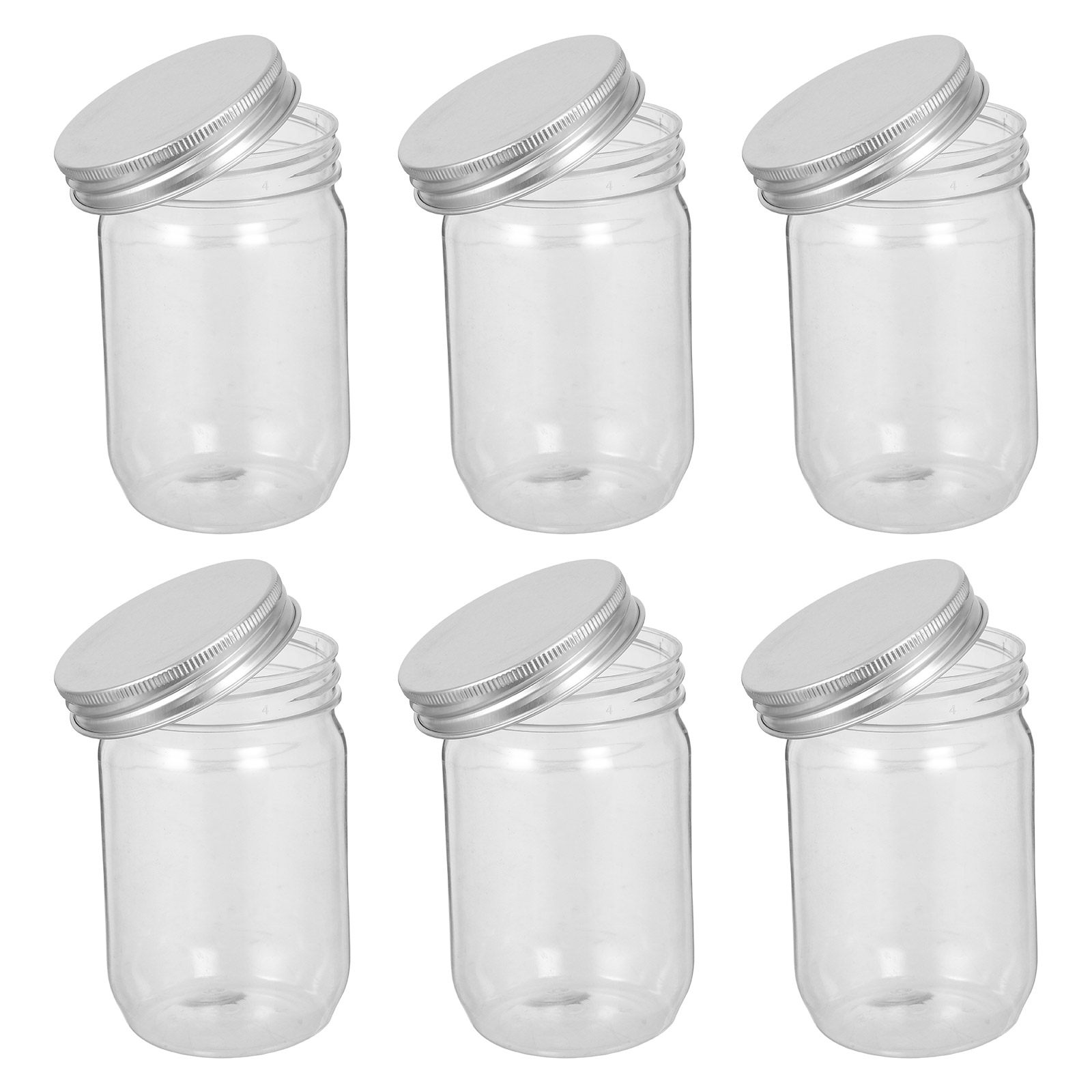 6 pots en plastique transparen - Food Storage Jars & Containers avis et prix