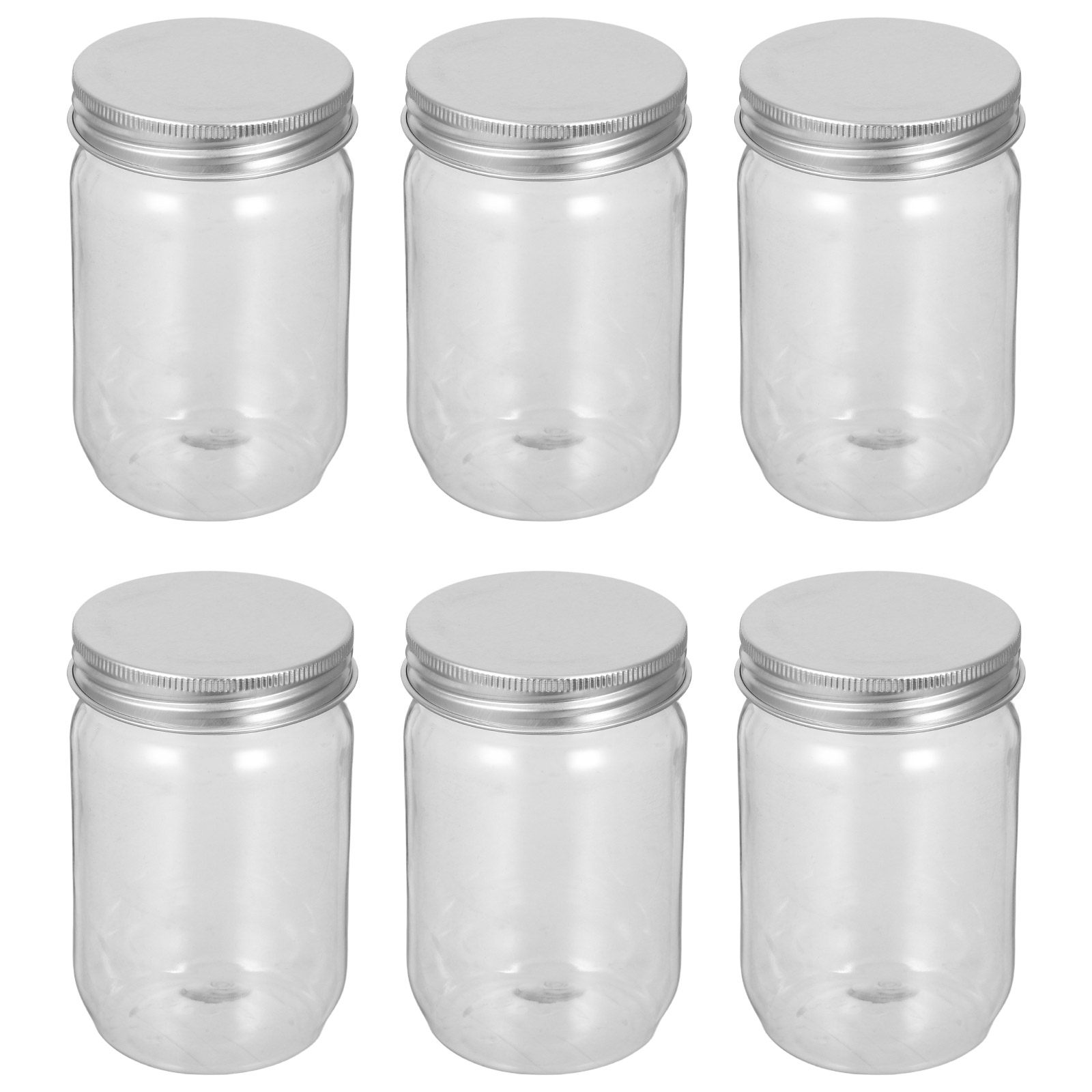 6 pots en plastique transparen - Food Storage Jars & Containers avis et prix