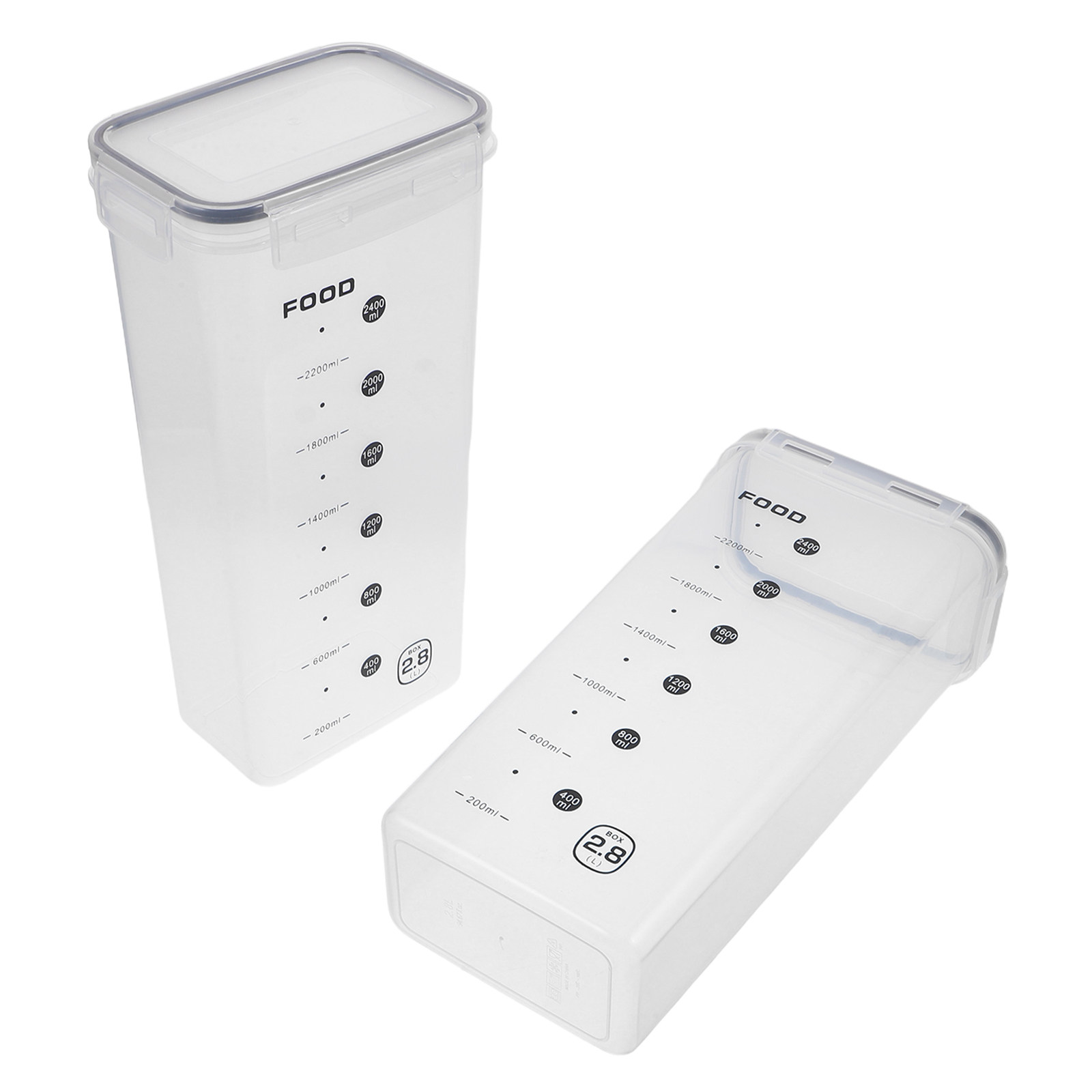 2 contenants transparents herm - Food Storage Jars & Containers avis et prix